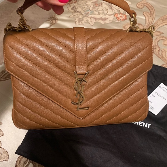 SOld!! Saint Laurent Medium College matellese bag - Picture 6 of 8